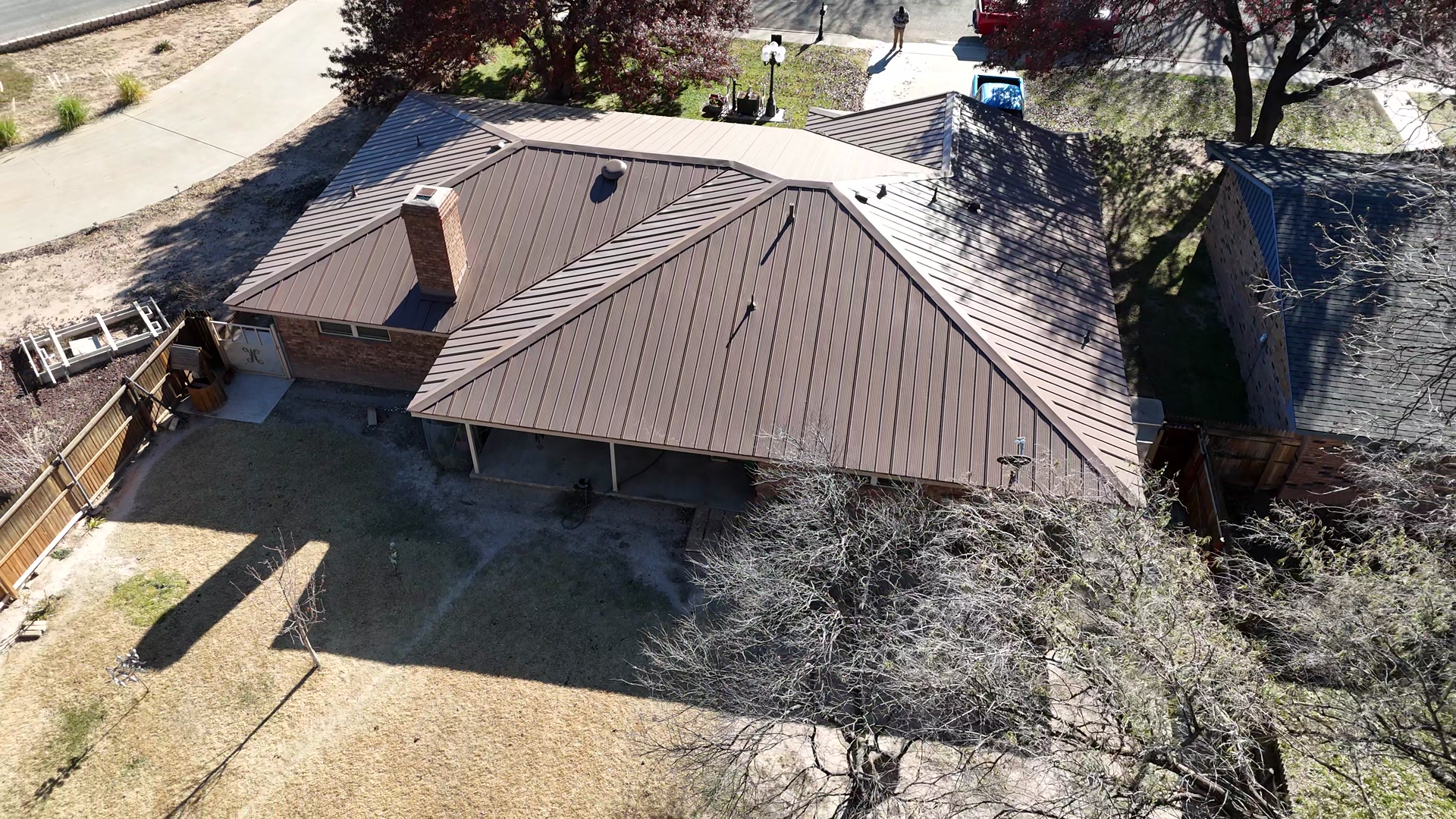 Residential roofing project